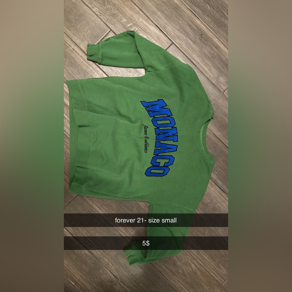 forever 21 size small green and blue